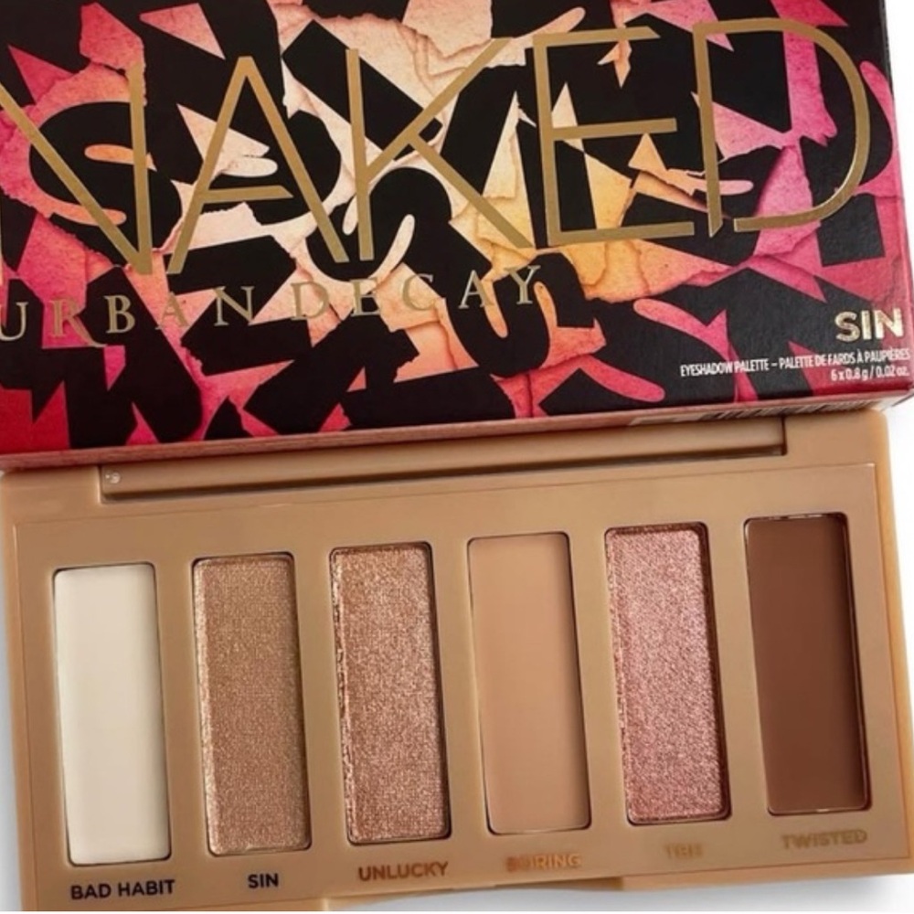 Urban Decay Naked Sin Eyeshadow Palette - Neutral and Pink Tones